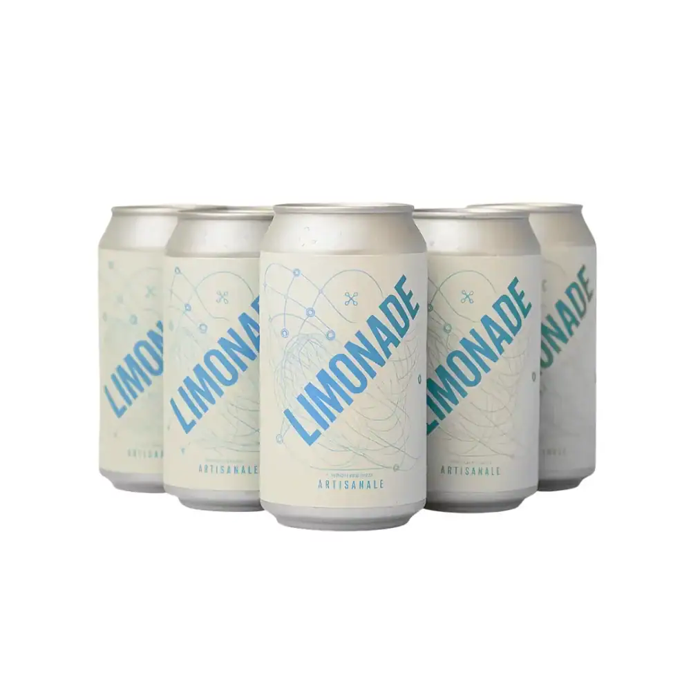 Pack de 6 canettes de limonade artisanale bio des Brasseurs Savoyards