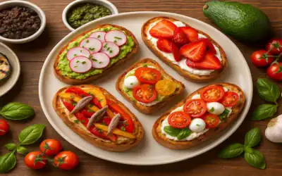 Tartines apéro été : des recettes simples, fraîches et gourmandes