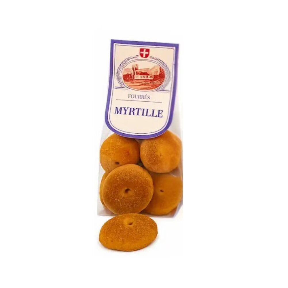 Biscuit myrtille artisanal fourré, Maison Guss, disponible en ligne sur Chasarose
