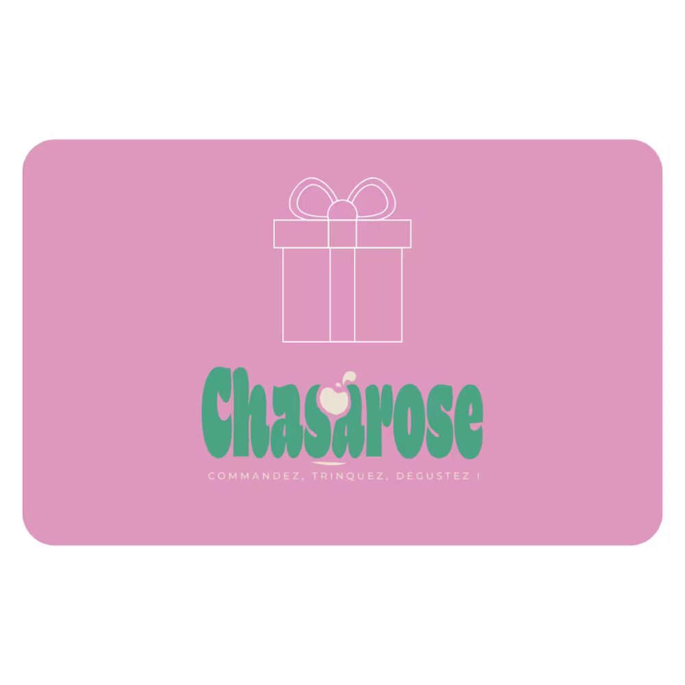 Carte Cadeau Box Apéro Expérience Chasarose - Offrez un coffret apéro cadeau original et convivial.