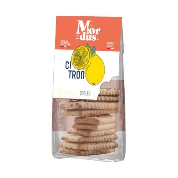 Sablés citron artisanaux – Atelier des Mordus, biscuits croustillants et gourmands