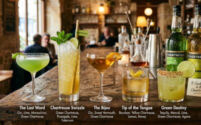 5 Cocktails avec Chartreuse : Nos Secrets de Mixologue